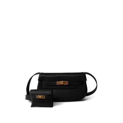 Kelly Moove Noir Swift Gold Plated B Stamp