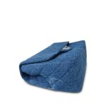 20B Blue Denim Quilted CC Single Flap Jumbo SHW - Image 12