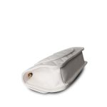 21P White Caviar Quilted Sweet Single Flap Bag Aged Gold Hardware - Image 13