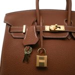 Birkin 25 Gold Togo Gold Plated Y Stamp - Image 11