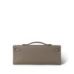 Kelly Cut Clutch Gris Asphalt Swift Palladium Plated A Stamp - Image 5