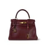 Kelly 28 Retourne Rouge H Evercolor Gold Plated A Square Stamp