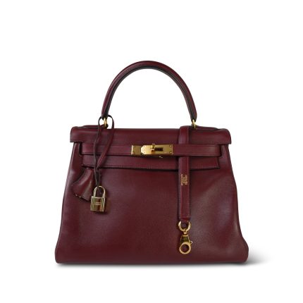 Kelly 28 Retourne Rouge H Evercolor Gold Plated A Square Stamp