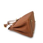 Birkin 25 Gold Veau Togo Gold Plated Y Stamp - Image 18
