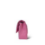 21P Pink Caviar Quilted Classic Flap Medium Light Gold Hardware. - Image 4