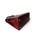 Vintage Kelly 28 Rouge H Box Calfskin Gold Plated (W) Stamp - Image 10