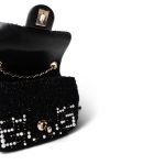 Cosmos Tweed Pearl Mini Flap Bag LGHW - Image 6