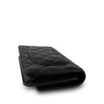 20K Black Caviar Quilted Wallet on Chain French New Wave Chain CC WOC Light Gold hardware - Image 11