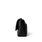 23S Black Lambskin Quilted 19 Flap Small Mixed Hardware - Image 3