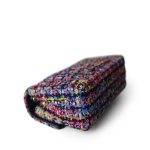 24S Multicolor Sequin Tweed Quilted Rectangular Mini Flap LGHW - Image 11