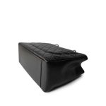 Black Caviar Quilted Grand Shopping Tote Gold Hardware - Image 17