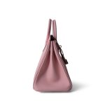 Birkin 25 Rose Sakura Swift Gold Plated X Stamp - Image 7