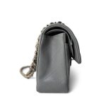 20C Grey Caviar Quilted Classic Flap Small LGHW - Image 5