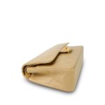 Beige Lambskin Quilted Classic Flap Medium GHW - Image 11