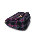 22K Multicolor Tweed Quilted 19 Flap Mixed Hardware Small - Image 11