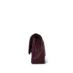 Burgundy / Wine Lambskin Quilted Classic Flap Medium GHW - Image 2