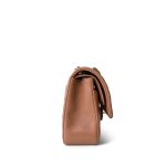 21P Caramel Lambskin Quilted Classic Flap Medium LGHW - Image 11