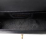Black Boy Bag Lambskin Quilted Small Aged Gold Hardware - Image 9