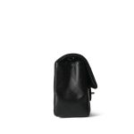 22A Black Lambskin Quilted Mini Rectangular Flap LGHW - Image 4