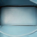 Birkin 25 Blue Jean Togo Palladium Plated [R] Stamp - Image 14