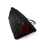 Birkin 35 Black/Red Togo Palladium Plated [N] Stamp - Image 8