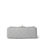 23S Light Grey Rectangular Flap Mini Light Gold Hardware - Image 3