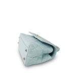 Light Blue Caviar Quilted Small Coco Handle Light Gold Hardware - Image 11