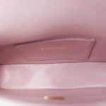 24P Pearly Pink Charm Single Flap Aged Gold Hardware - Image 11