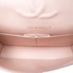 21C Rose Clair Caviar Quilted Classic Flap Small LGHW - Image 10