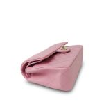 22C Sakura Pink Caviar Quilted Classic Flap Small Light Gold Hardware - Image 5
