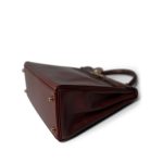 Vintage Kelly 28 Rouge H Box Calfskin Gold Plated (W) Stamp - Image 12