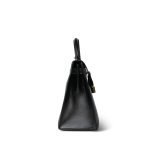Kelly Sellier 28 Black Box Calfskin Gold Plated T Circle Stamp - Image 11