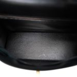 Kelly 32 Black Box Calfskin Gold Plated U Circle Stamp - Image 12