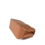 Caramel Lambskin Quilted Mini Square Flap Light Gold Hardware - Image 8