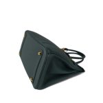 Birkin 30 Vert Cypress Togo Gold Plated C Stamp - Image 8