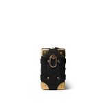 Louis Vuitton Black Side Trunk Malletage Leather - Image 12