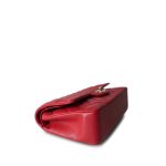 19B Red Caviar Quilted Classic Flap Medium Light Gold Hardware - Image 7