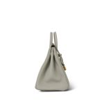 Birkin 25 Gris Perle Togo Gold Plated B Stamp - Image 16