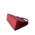Kelly Sellier 28 Rouge Casaque Epsom Gold Plated C Stamp - Image 12