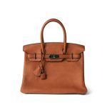 Birkin 30 Cuivre Taurillon Saddle Palladium Plated Z Stamp