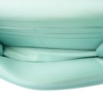 19C Tiffany Blue Caviar Quilted Wallet On Chain WOC Light Gold Hardware - Image 11