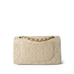 Ivory Lambskin Quilted Classic Flap Small GHW - Image 6