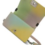 Cuba Rainbow Caviar Quilted Boy Bag Small SHW - Image 14