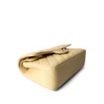 22B Light Yellow Caviar Quilted Classic Flap Small LGHW - Image 9