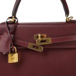 Kelly Sellier 25 Rouge H Veau Sombrero Gold Plated A Stamp - Image 11