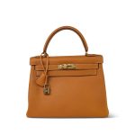 Kelly 28 Retourne Naturel Sable Ardennes Gold Plated W Circle Stamp - Image 8