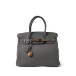 Birkin 30 Etain Veau Togo Rose Gold Plated D Stamp