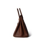 Birkin 35 Brown Ardennes Leather Gold Plated [A] Stamp - Image 2