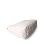 White Lambskin Quilted 19 Flap Small MHW - Image 8