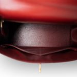 Vintage Kelly 28 Rouge H Box Calfskin Gold Plated (W) Stamp - Image 12